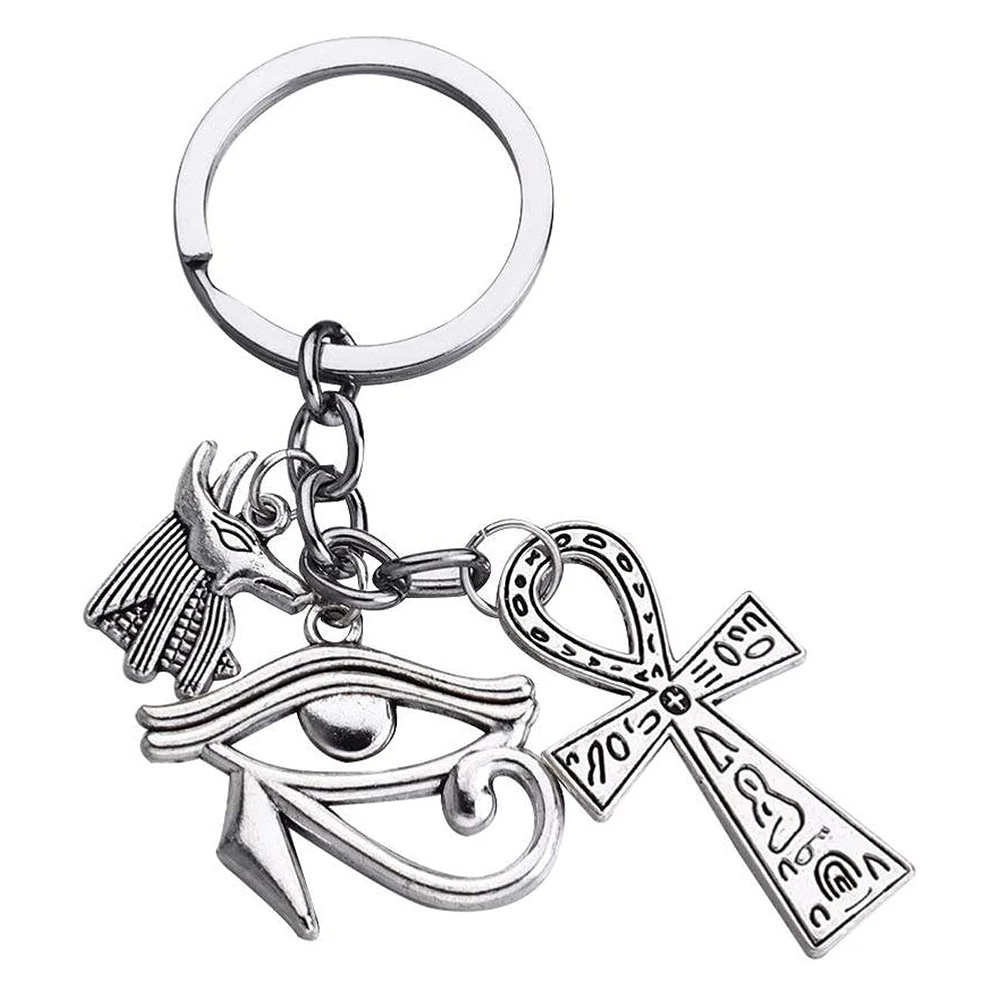 Hot Selling Ancient Egypt Symbol Key chains Key Decorations Fashion Pendant Key chain