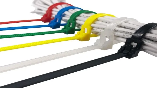 Wholesale Plastic Nylon Wire Cable Zip Ties CE Colorful Organiser Fasten Cableties