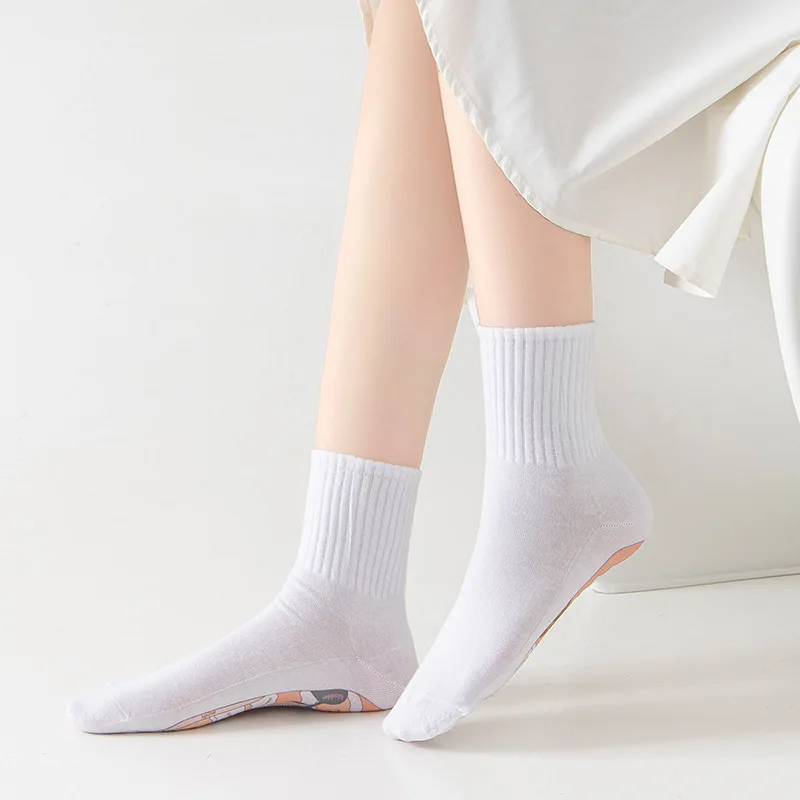 New Style Foot Acupressure Socks Foot Massage Cotton Socks With Stick