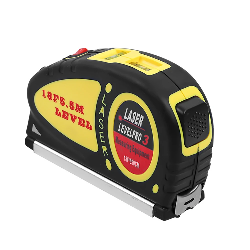 Infrared Laser Level Line Lasers Multipurpose Horizon Vertical Measure Tape Aligner Bubbles Ruler Measuring Diagnostic Tool