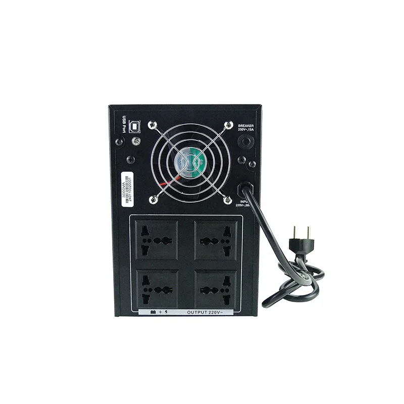 3000VA 1800W Emergency Backup Storage Battery UPS 1kva 2kva 3kva Back up Power Supply for Cctv