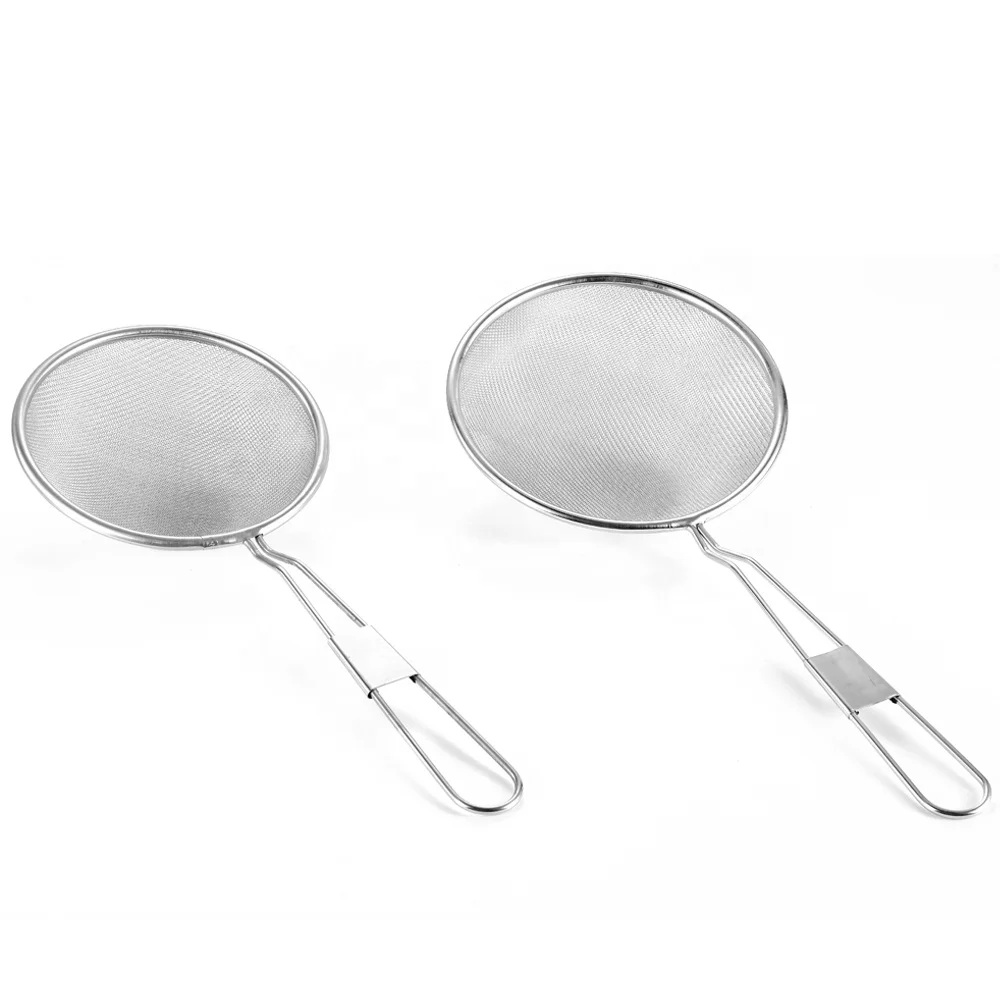 Stainless Steel Oil Filter Tool For Frying Food Kitchen Utensil