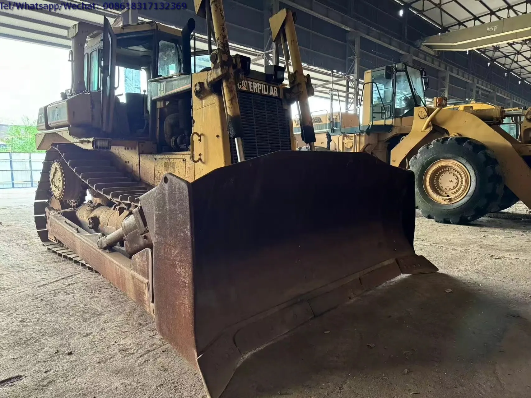 Original Paint Used Cat D7R Bulldozer Japan Made Caterpillar D6D D6R D7G D7R Crawler Bulldozer with Rippers