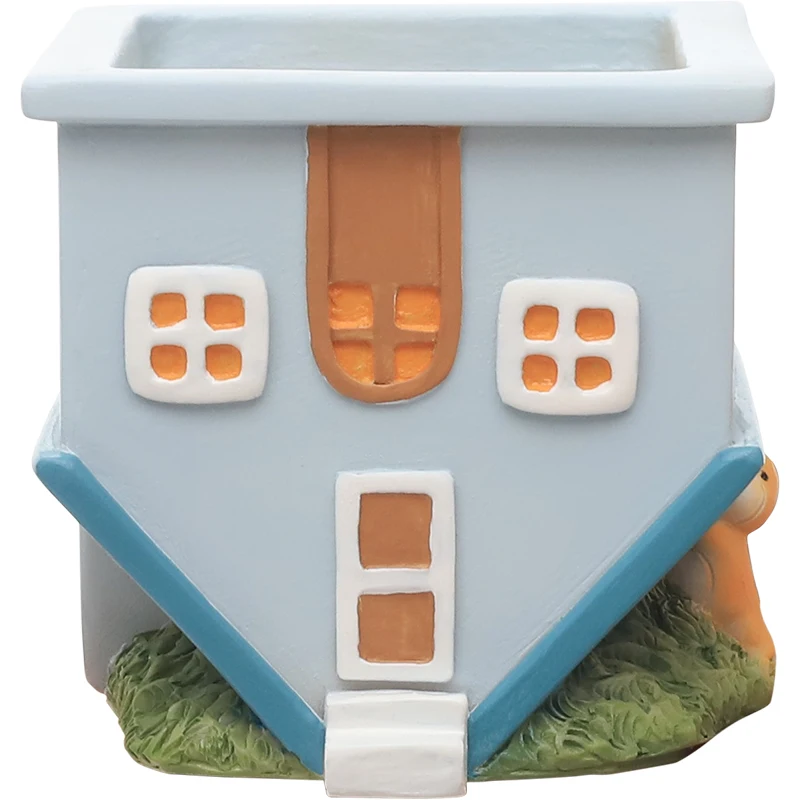 Roogo милые кукольные цветочные горшки в форме головы из ПВХ