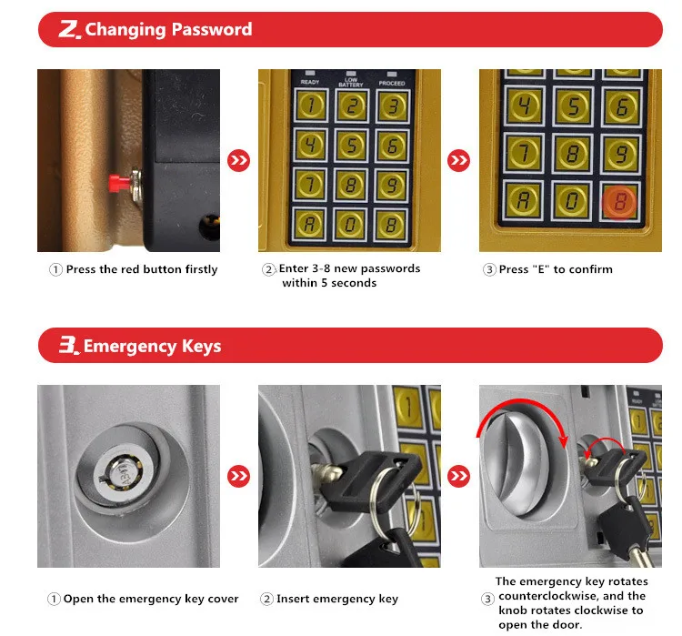 Factory sales Security metal fireproof digital code lock Cash safe Electronic Money Safe Steel Mini safe Hotel Family Room