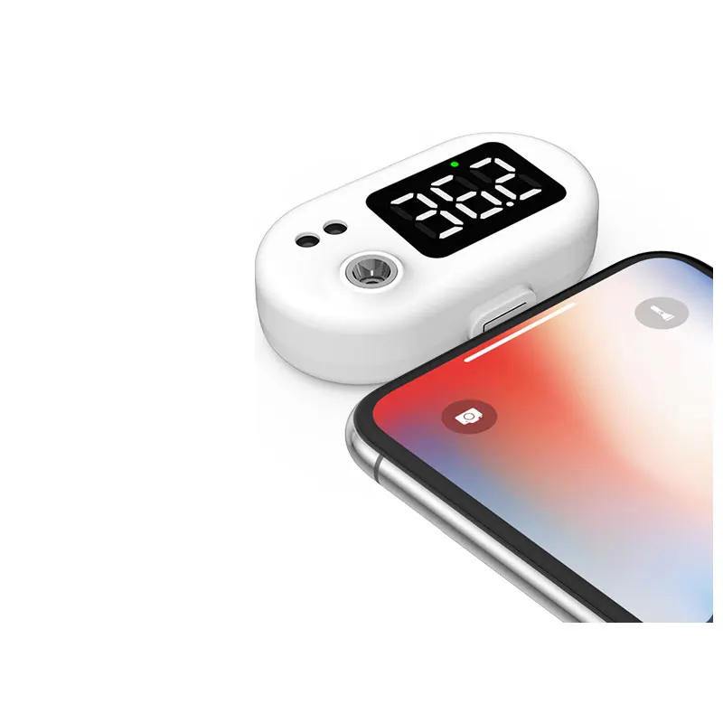 Mobile Phone Thermometer K8 Mini USB Wireless Infrared Sensor Body Temperature Detector FC CE ROHS Cellphon Thermometers