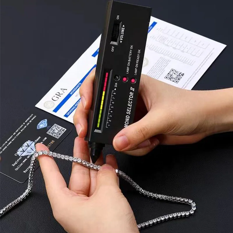 GRA certificate 2mm 3mm 5mm mossanite necklace Link Chain D color VVS Diamond necklace Jewelry silver mossanite TennisChain