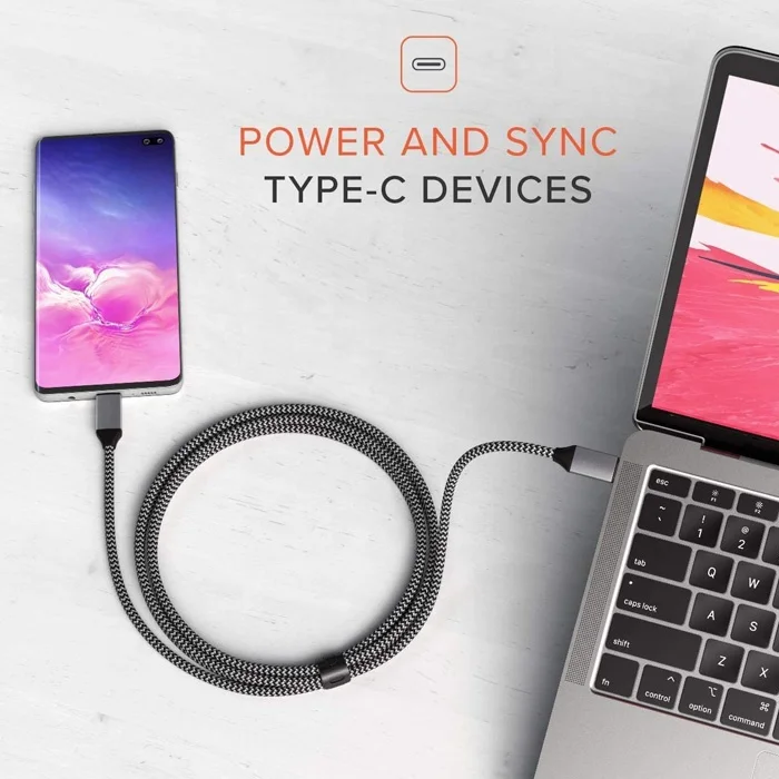 USB-C для 100 Вт зарядный кабель передачи данных устройства USB Type-C совместимый с MacBook