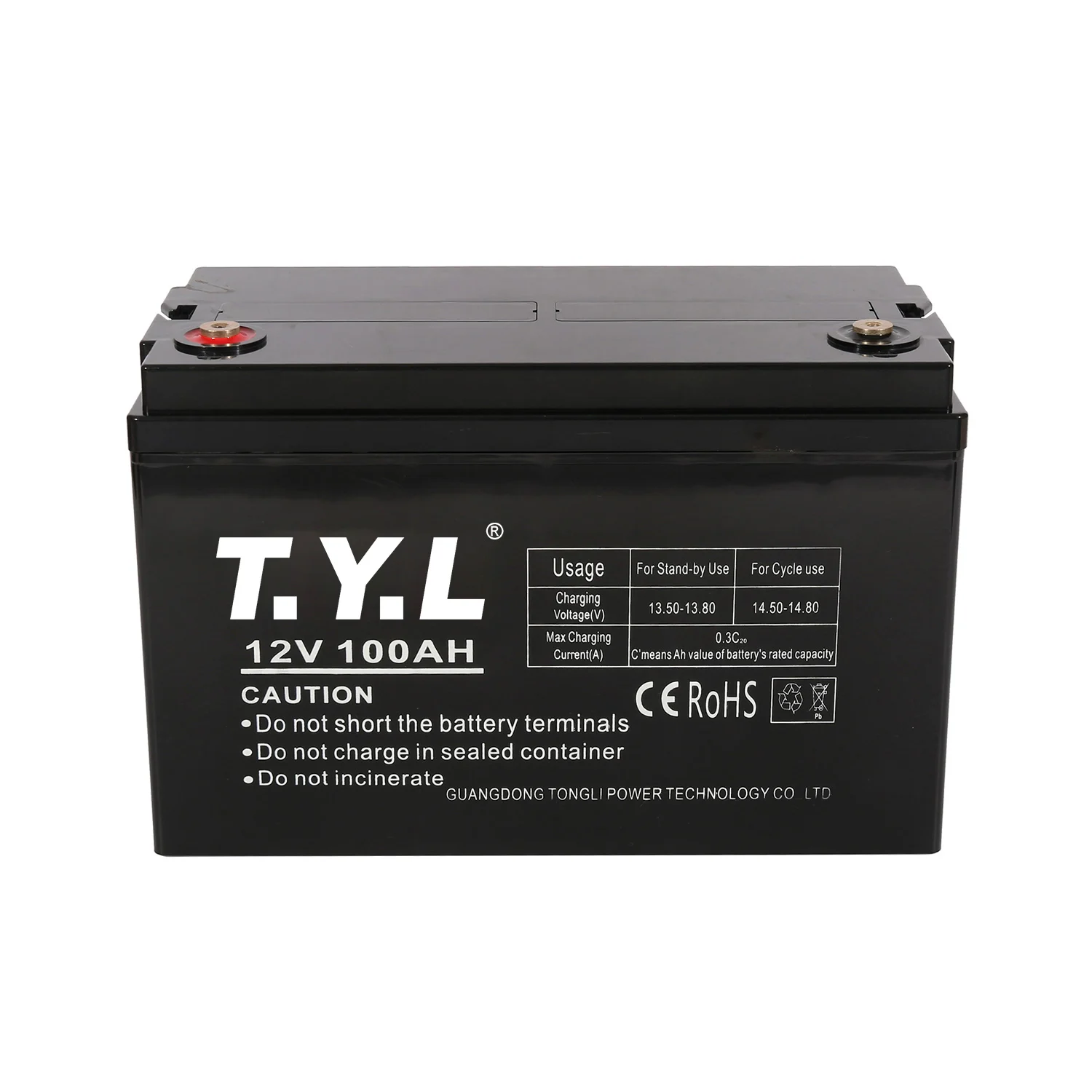 TYL Guangzhou solar energy storage battery 200Ah 250Ah 300Ah Deep Cycle Solar Storage Battery GEL 12V 100Ah Lead Acid Batteries