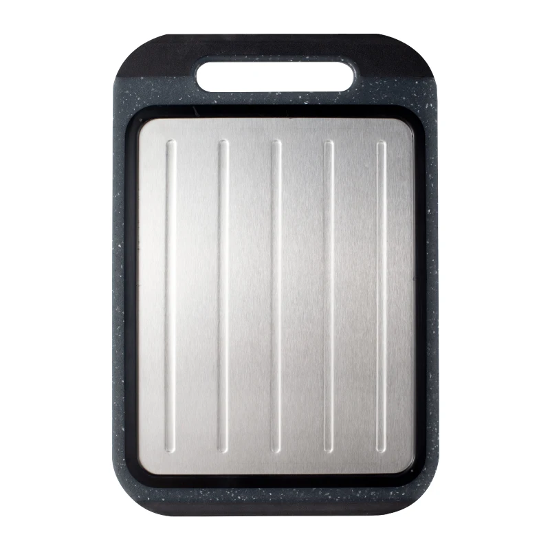 2 in One High Quality Fast Defrosting Tray Plastic Chopping Board Thaw Food Meat thawing Fruit Sea Fish thawing vegetable board