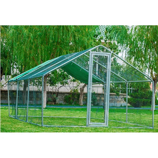 Simple Walk in Chicken Run Coop with UV & Waterproof