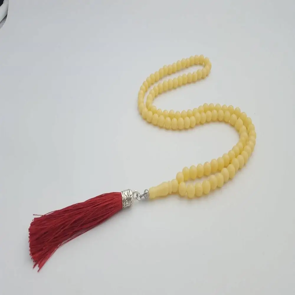 Hot Selling Islam Muslim Rosary Amber Stone Byytasbih 99 beads