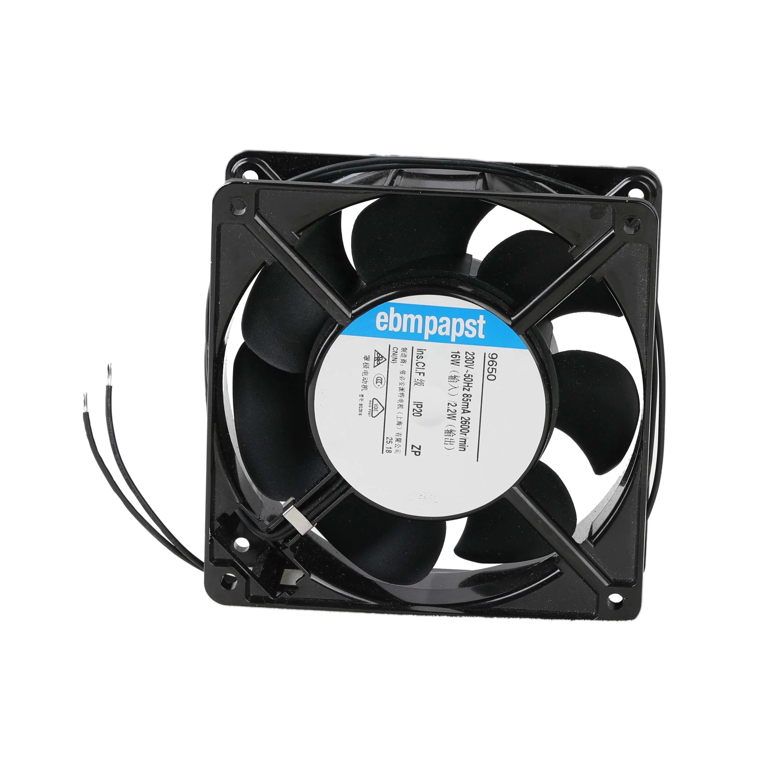 9650  ebmpapst fan AC axial fan EBM-PAPST TYPE:9650  EBM FAN