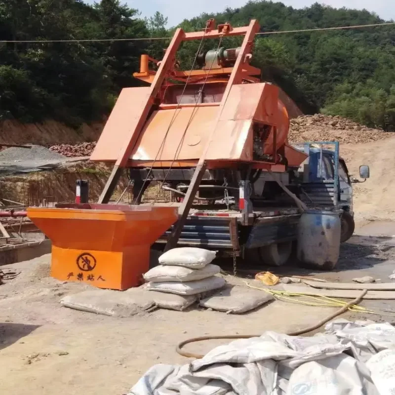 Chinese Manufacturer Wet Mix Concrete Spray Shotcrete Machine Concrete Delivery Grout Pump 28M
