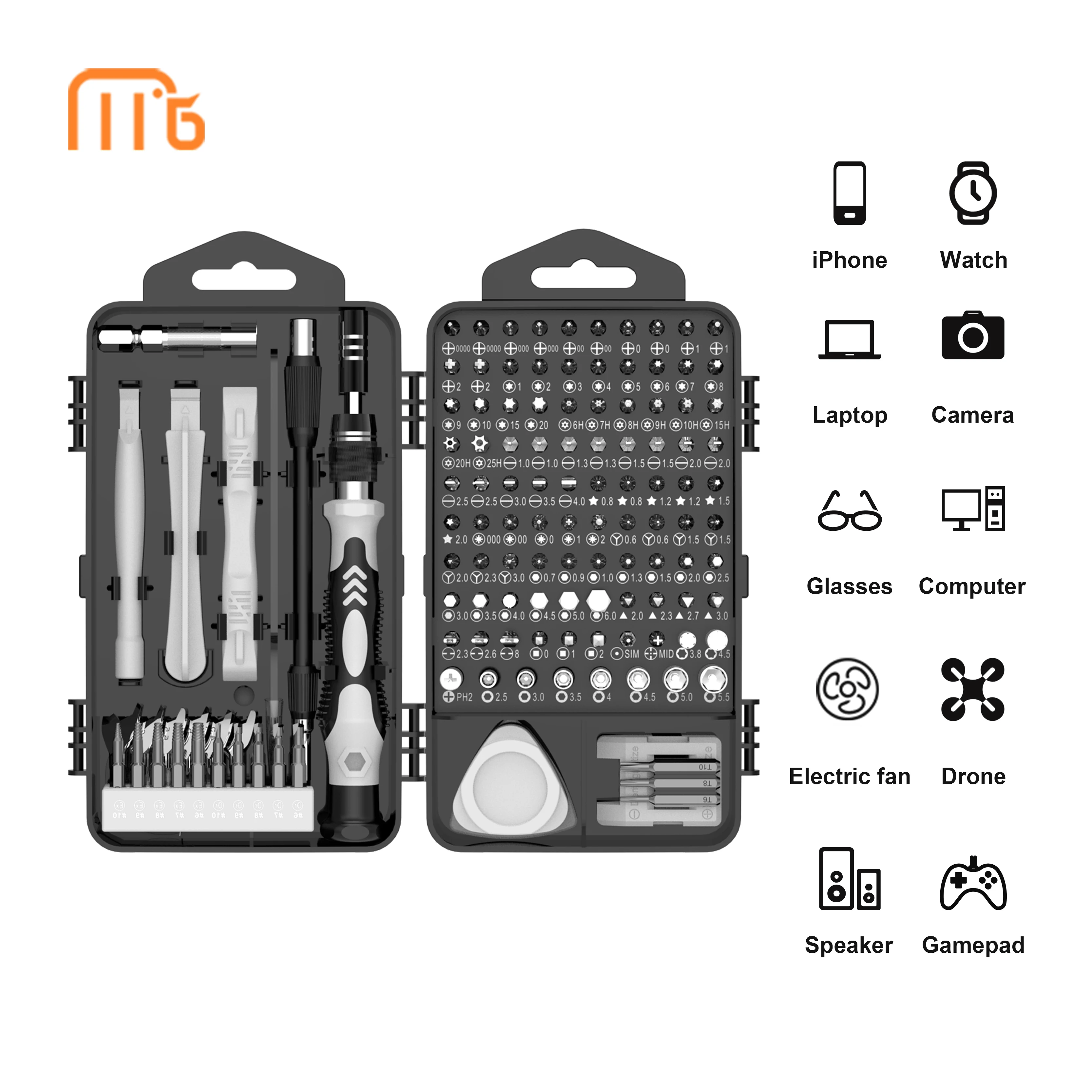 138 in 1 precision screwdriver set screwdriver set repair tools for cellphones precis magnetic screwdriver set