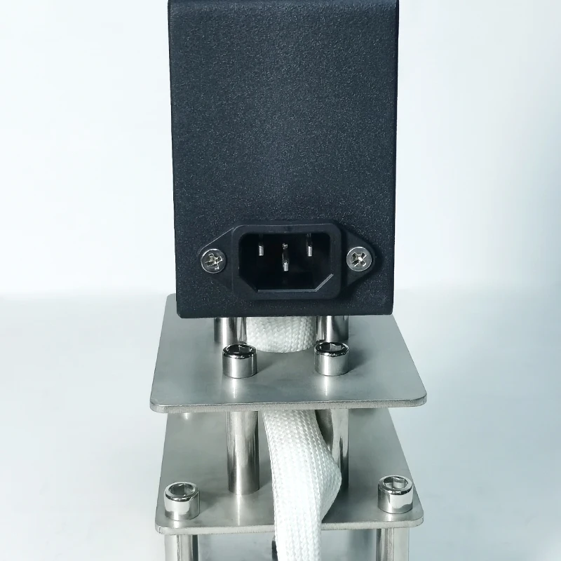 Customized Text Logo Hot Stamping Machine Handheld Iron Logo Stamped Coconut Leather Heat Seal Stamp