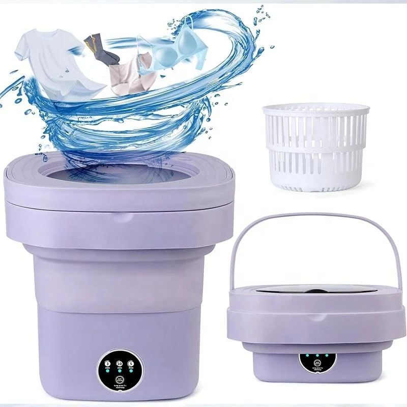 Electric Foldable Portable Mini Washing Machine for Underwear Socks Baby Clothes Towels