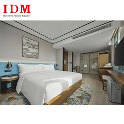 Resident Hotel Furniture 5 Star Bedroom Sets High Quality Wooden King Size Hotel Luxury Queen Bedroom Set