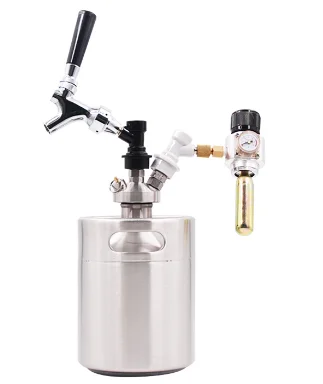 Gal Portable Dual Ball Lock Picnic Mini Keg Tap Kit Cornelius Mini beer Keg Dispenser