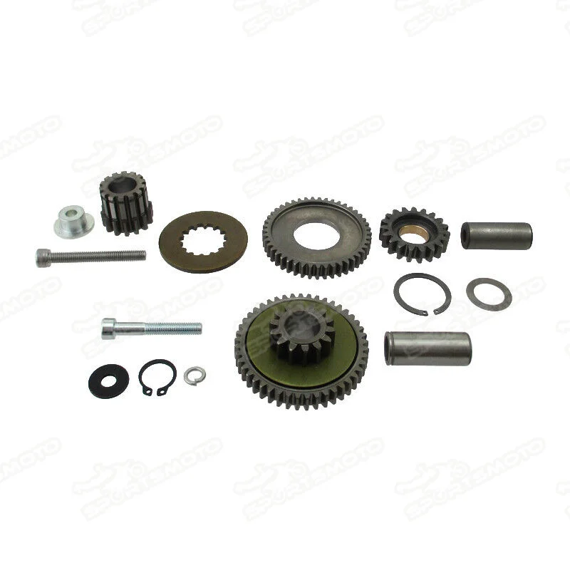 Starter Starting Twin Gears For ZS NC250 NC250S NC300S NC450 KAYO BSE MOTOLAND AVANTIS ENDURO Dirt Bike