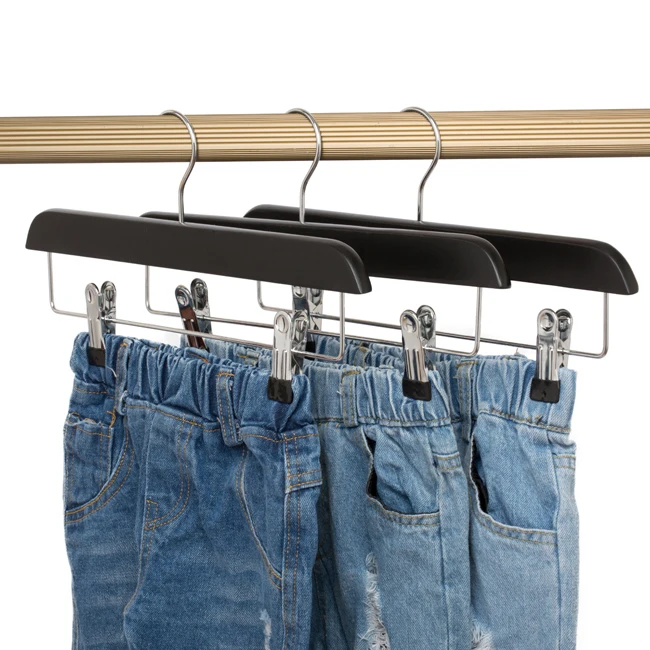 Hot new all kinds of round bar pants wooden hanger
