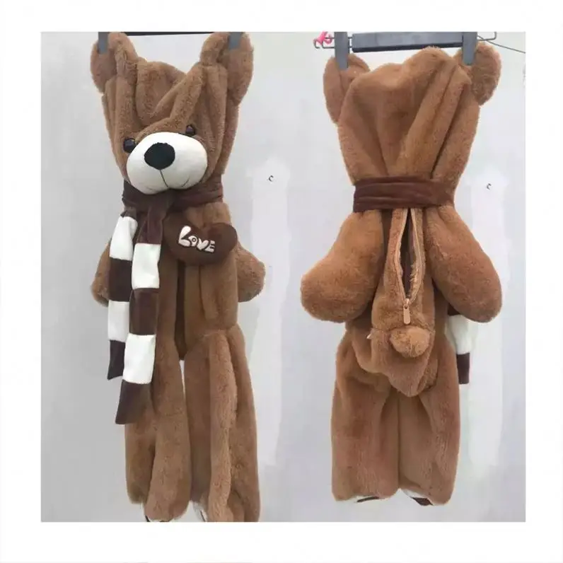 2023 NEW  hot sale custom Wholesale Unstuffed Teddy Bear Skins Soft Toys Skin Giant Teddy Bear