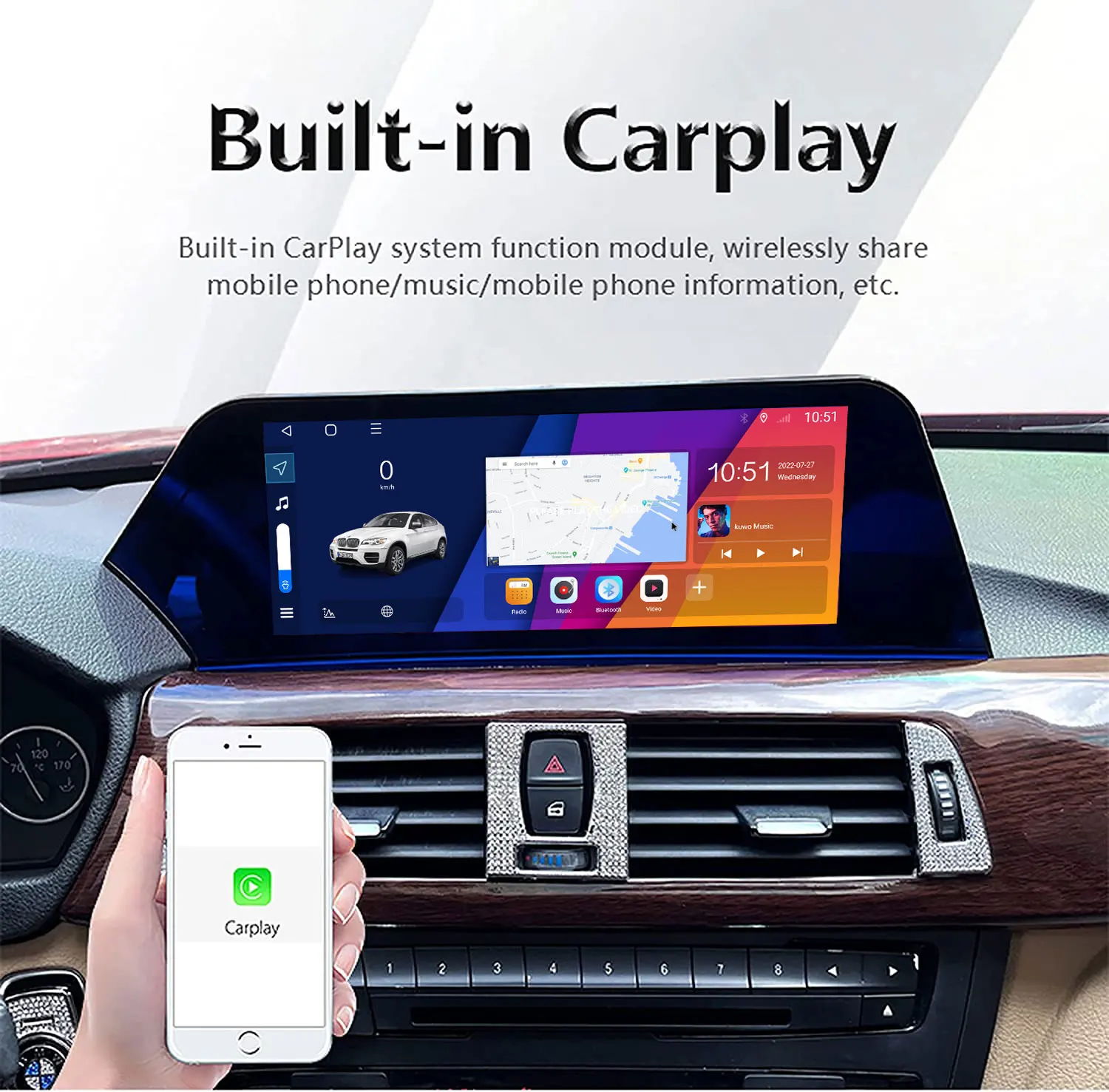 Cars Accessories 2023 Car Dvd Player 12.3 Inch Fit For Bmw E46 E90 F10 F30 For Bmw E60 E36 E39 E30 F20