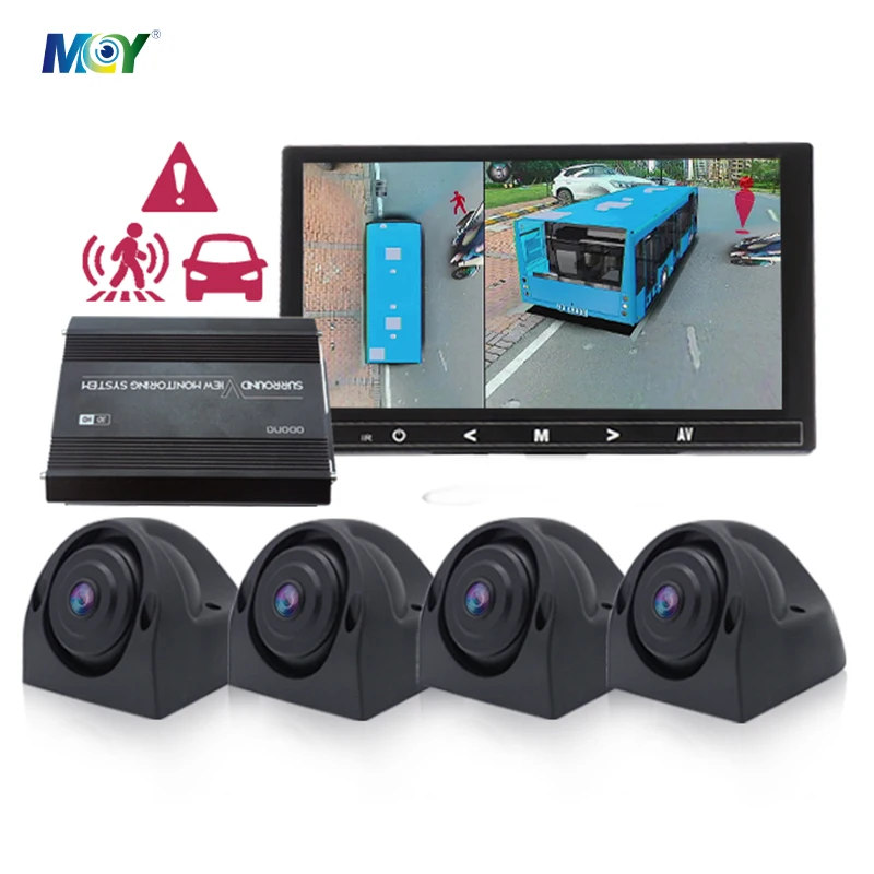 360 Camera Car System BSD Alarm AI 360 Camera Car System 3D New Bird View Camera System