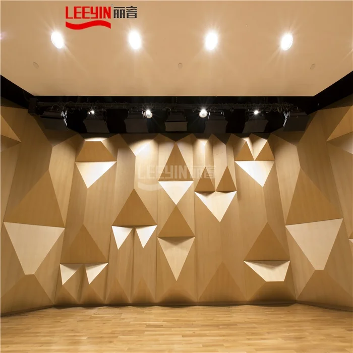 High Quality Sound Insulation Acoustic Diffuser for Bass Trap MDF Solid Wood Diffusion Acoustic Diffuser