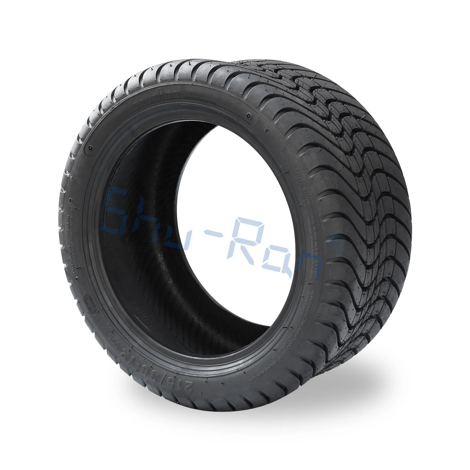  ShuRan 215/35-12 Golf Cart Tire Black Rubber Tubeless