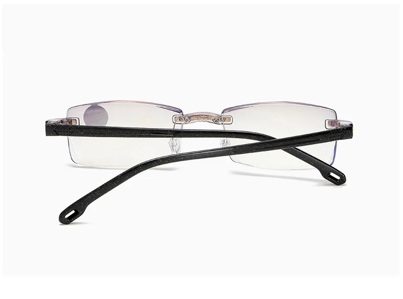 hot selling Rimless Presbyopia Anti Blue Light Eyeglasses Eyewear TR 90 frame Diopter Hyperopia  Parents Reading Glasses