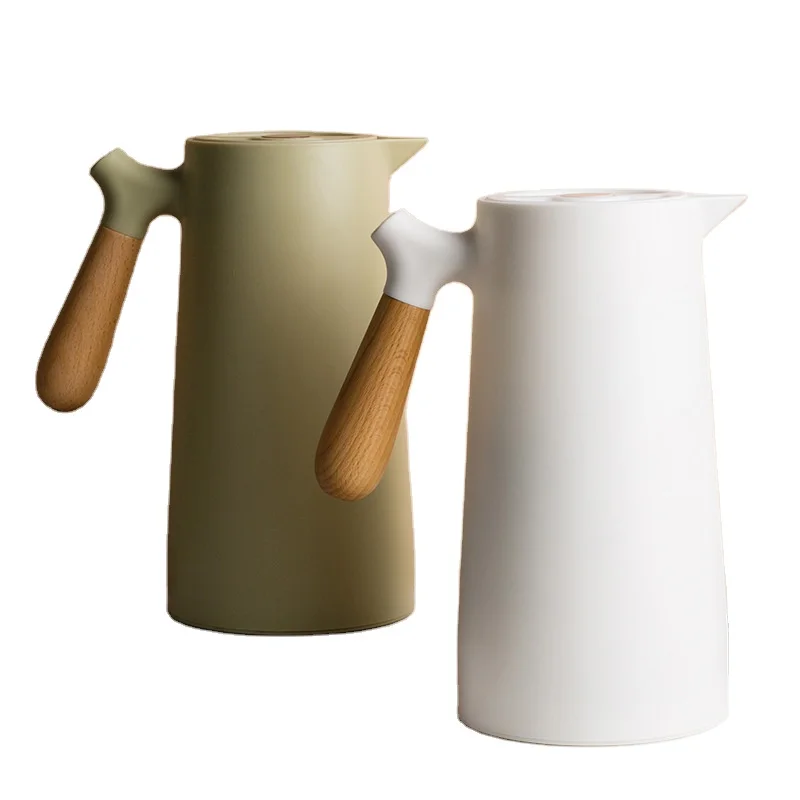 1L Large Capacity Thermos Nordic Thermal Insulation Kettle Household Thermal Insulation Pot Glass Liner Thermos Hot Water Bottle