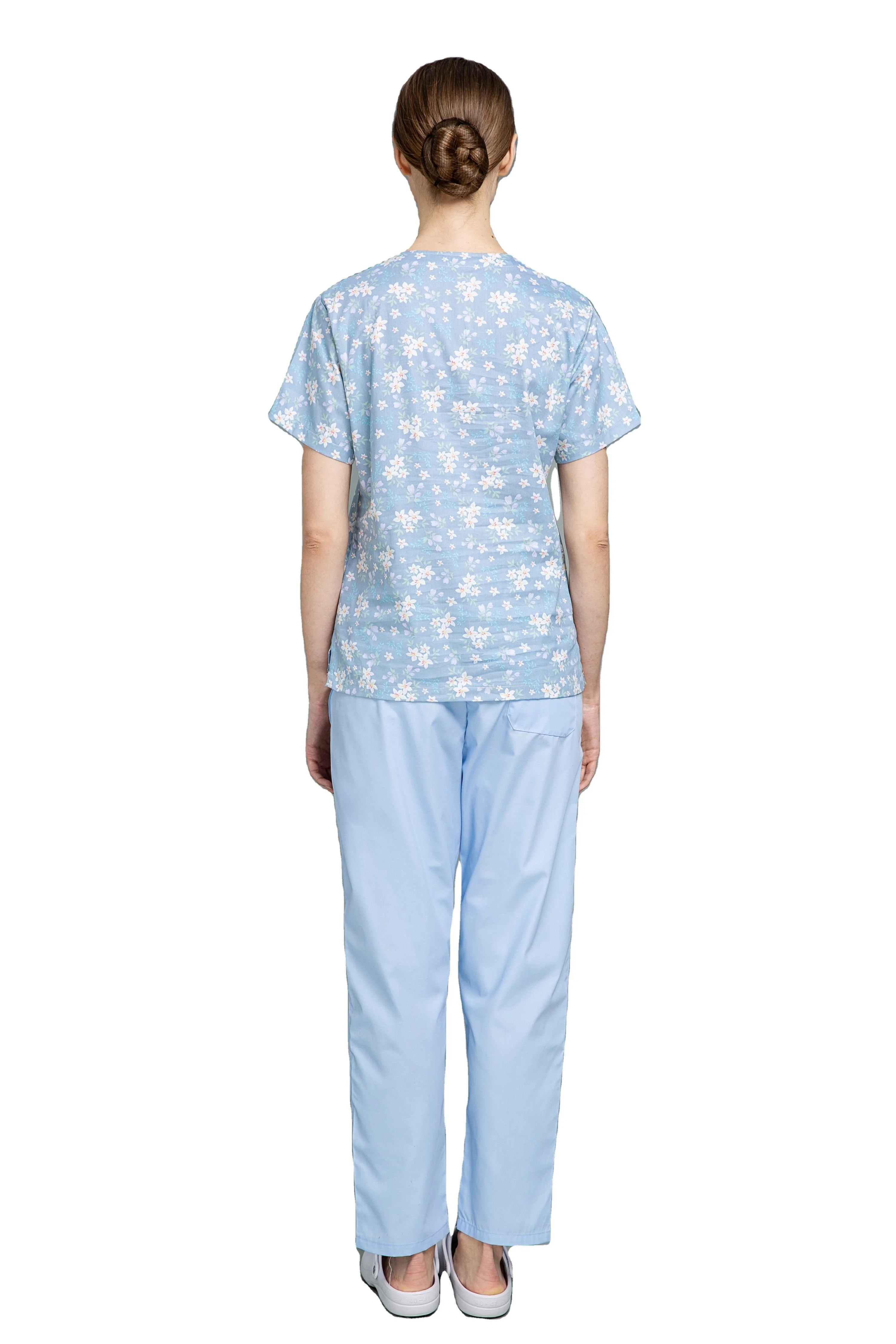 Hight Quality Wholesale Spa Uniform Women Custom Logo Breathable Health Service Fashionable Female Nursing Medical Scrubs