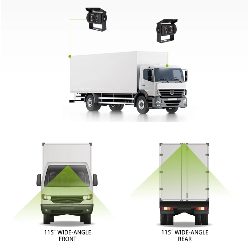 Truck Car Reversing Aid HD Night Vision Waterproof IP69K Rear View  Car Camera For Vehicle
