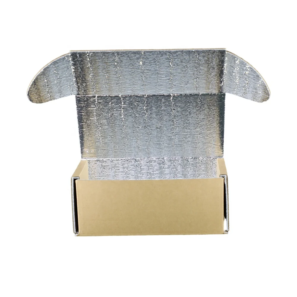 High-Quality Corrugated Cooler Boxes Custom Printed Insulation Box for Frozen Food Packing