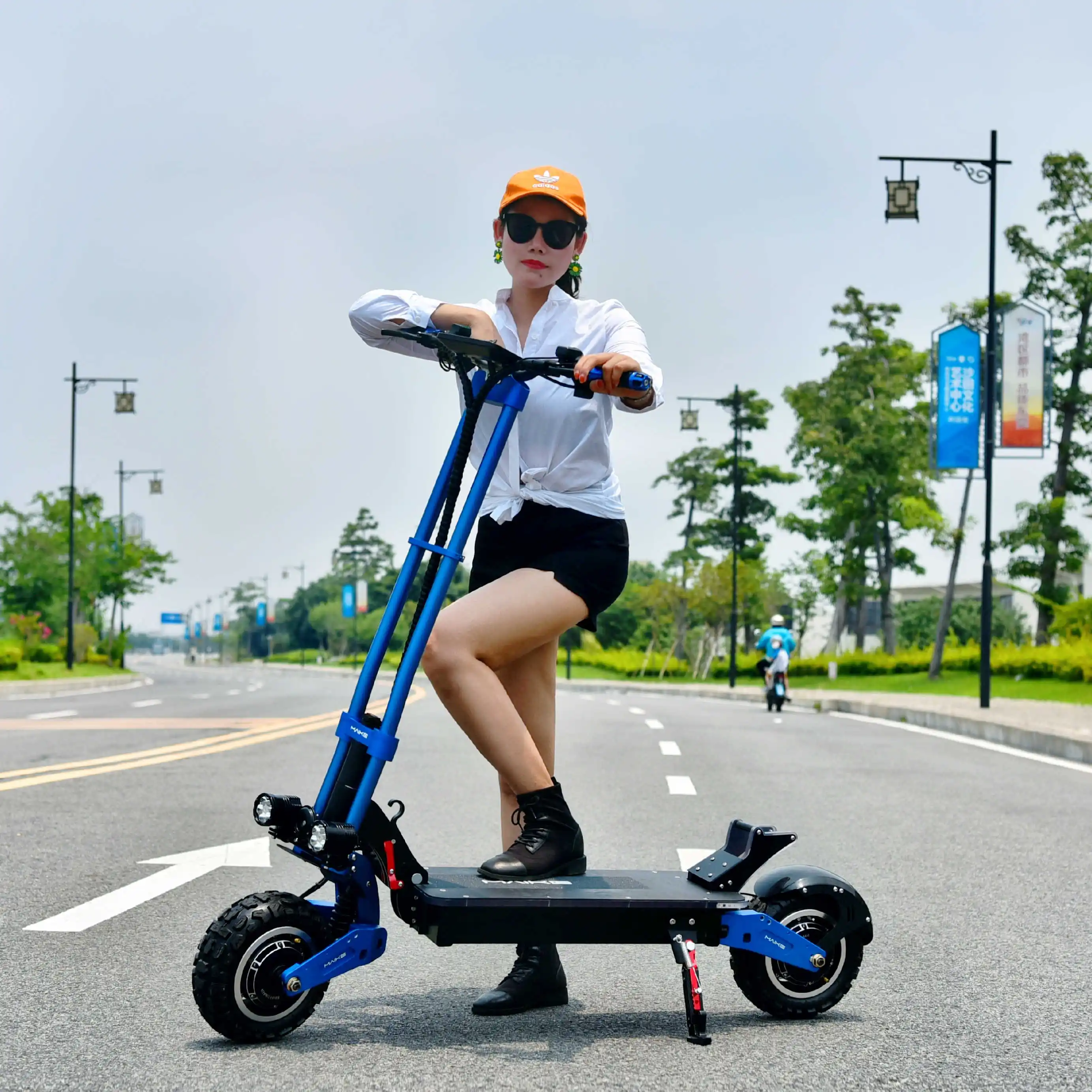 Maike KK10S Pro 5600w top powerful trottinette monopattino dual motor dualtron electric scooters EU warehouse