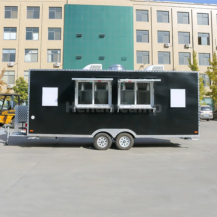CAMP Hot Selling Mobile Food Trailer Concession Food Trucks Trailer With Equipment Equipped For Sale