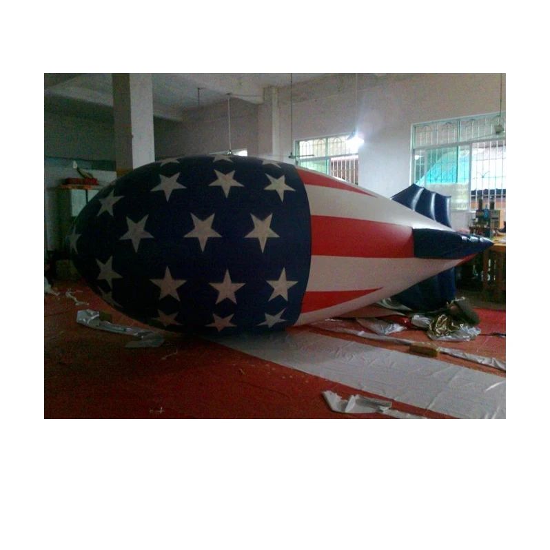BOYI inflatable flag balloon helium blimp air balloon inflatable airship