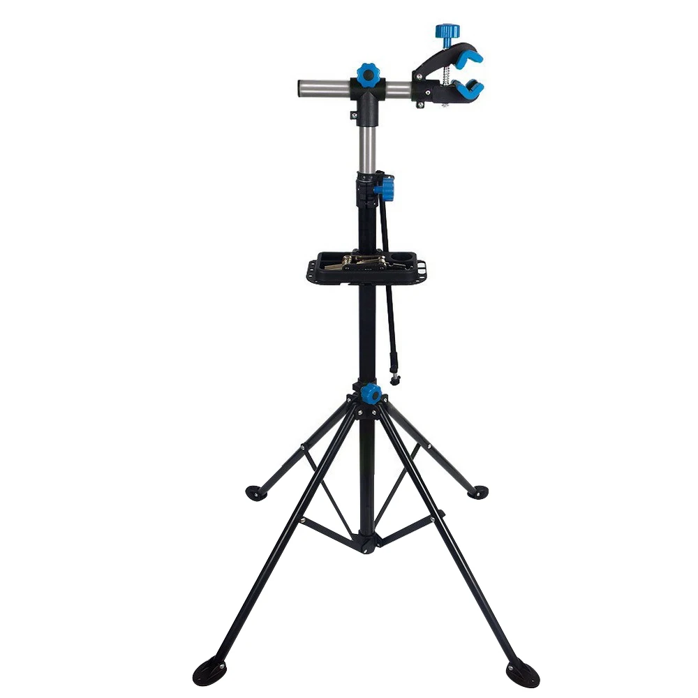 Black Adjustable Bike Repair Stand Parking Racks Bicycle Repair Tools Aluminum Alloy Bike Display Stand