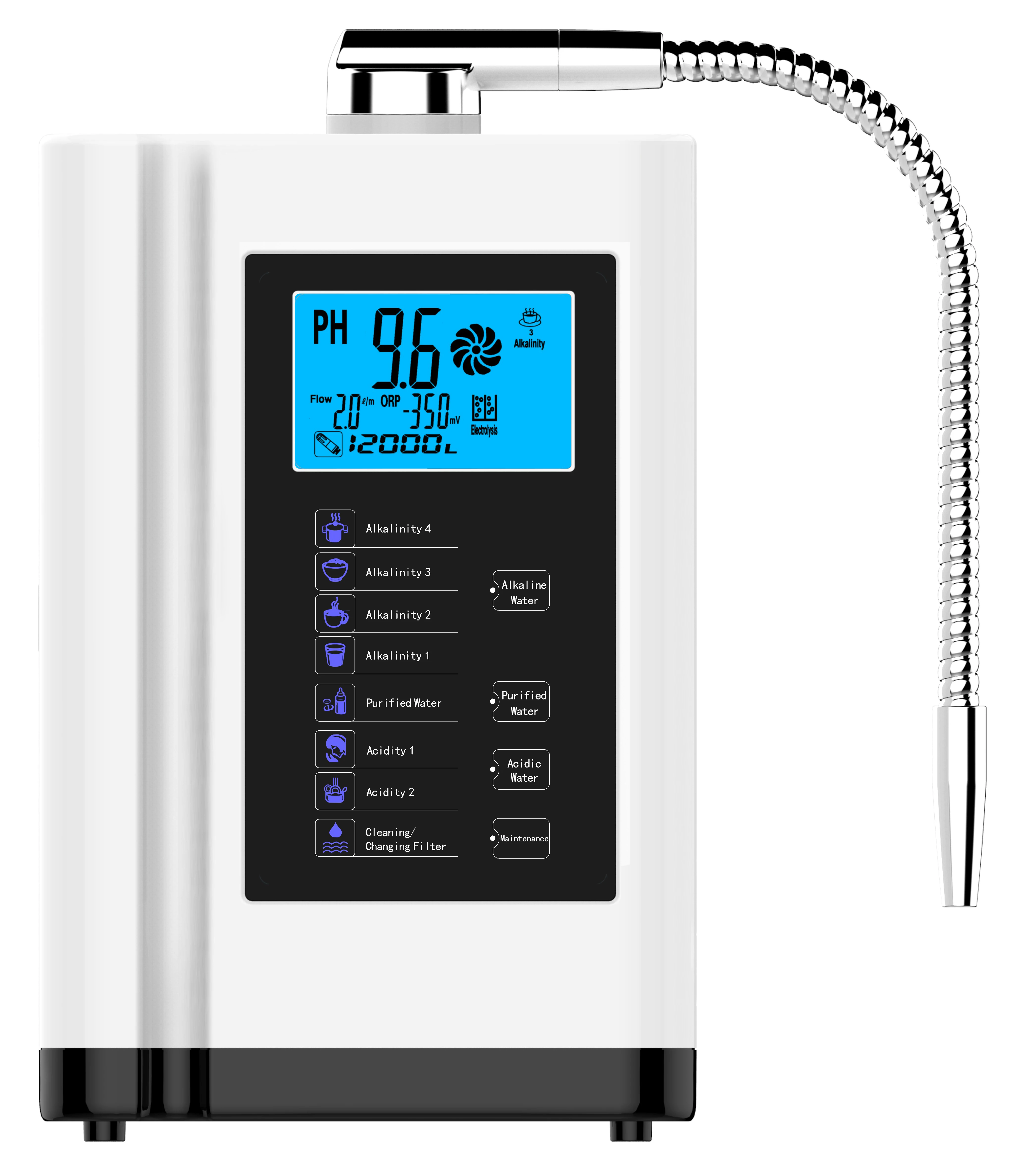 Multi-function Alkaline hydrogen Water Ionizer anti-oxidant ionized water machine hydrogen water generator machine