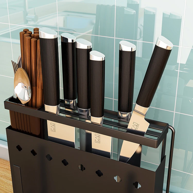 Good Quality Stainless Steel Anti Rust Storage Rack Chopping Board Kitchen Knife Holder