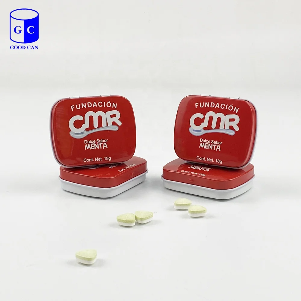 Small Mint Tin Box Candy Tin Can Metal Candy Box