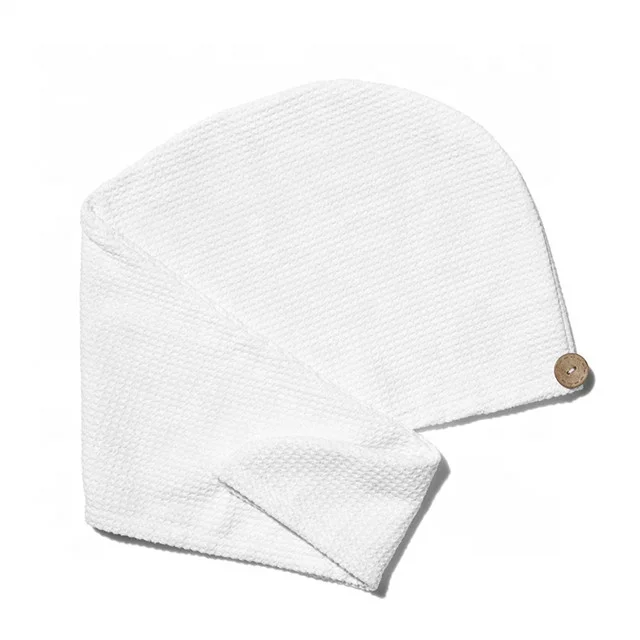 Полотенце-тюрбан из микрофибры с вафельным плетением