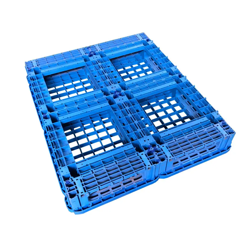 Heavy Duty Automated Storage Retrieval Systems 1200*800 Euro Plastic Pallet with 3 runners