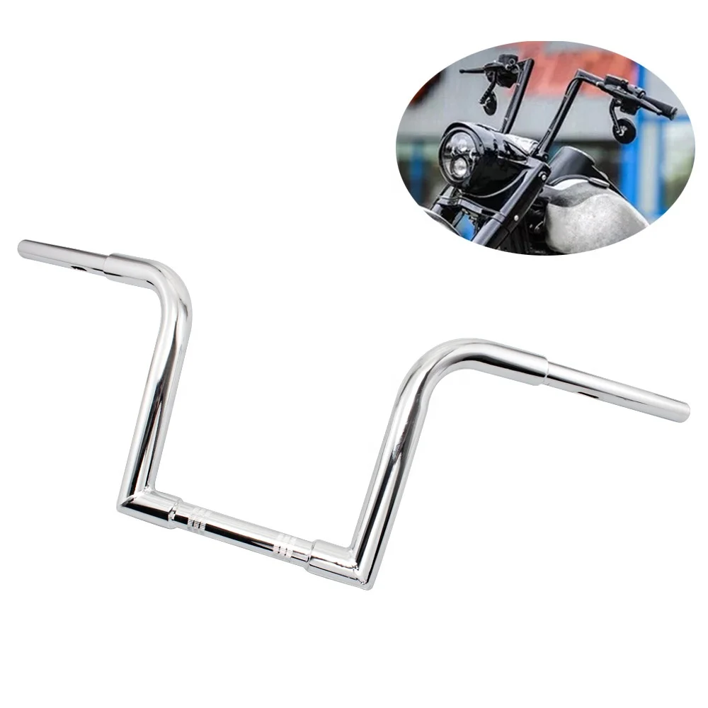 Руль мотоциклетный 25 мм 1 дюйм в стиле ретро для Harley Sportster 1200 883 Touring Softail Chopper Bobber Dyna Street Bob