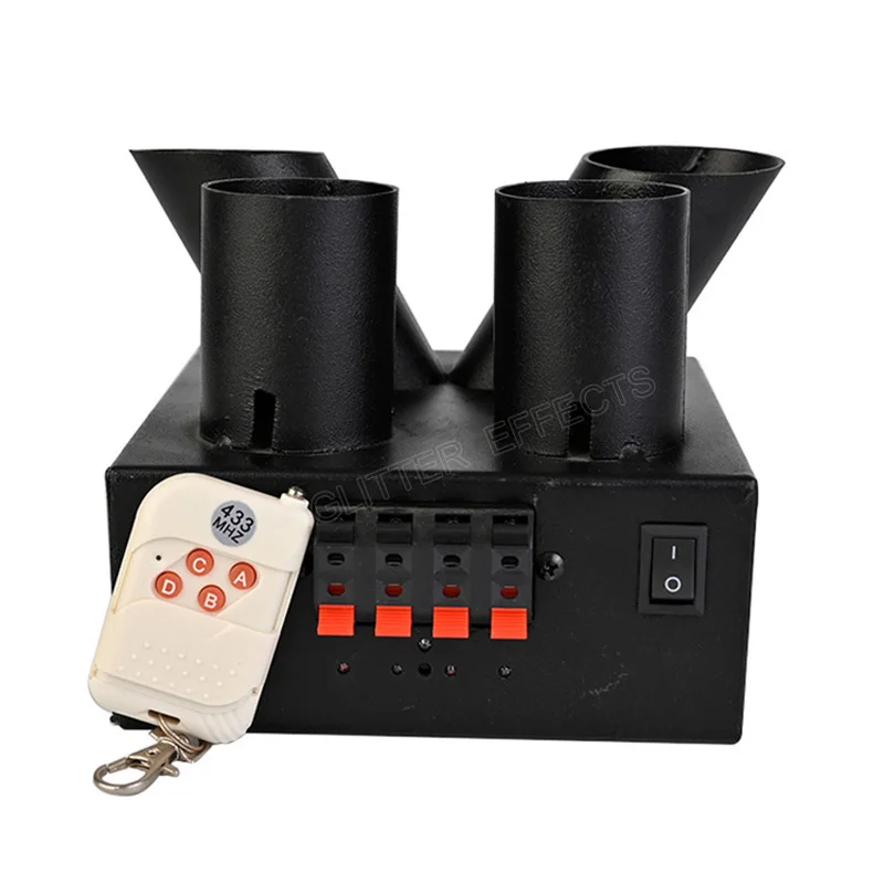 ELT04R Wireless remote control 4 channel fireworks ignition system pyrotechnics firing console system cold spark wedding machine