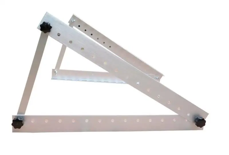 Solar RV foldable portable bracket off-grid system aluminum alloy bracket for components 100w 150w 250w