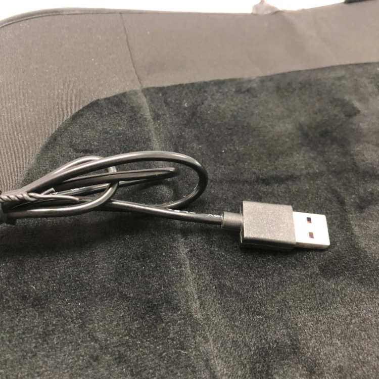 Portable Rechargeable Usb Electric Car Front Seat Cover Heat Cushion For Office Chair USB Heating Pad Seat Cushion