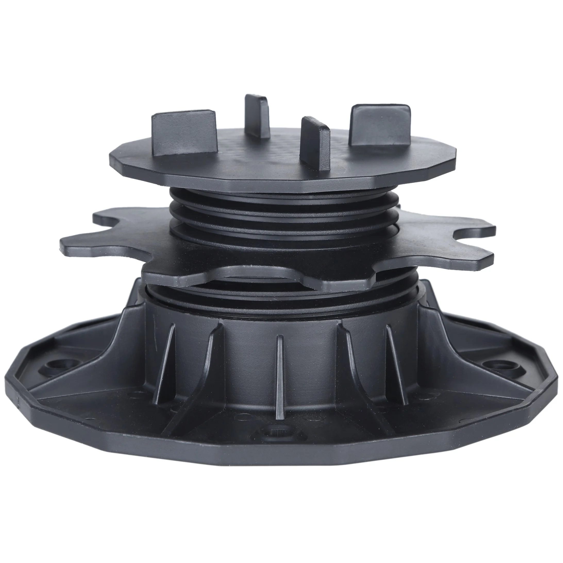 Huzhou диапазон screwjack с регулировкой по высоте пластмассовое основание XF-T201C