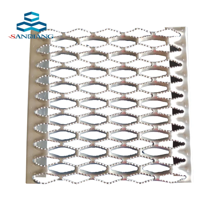 Prices roof steel structure metal galvanized aluminum catwalk ladder plank safety walkway anti skid perforated plate